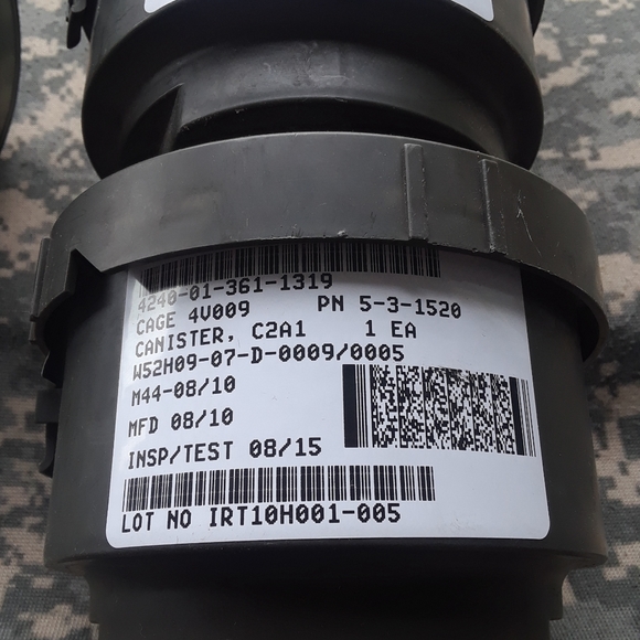 M40/40MM Nato Standard Gas Mask Filters - Picture 1 of 6